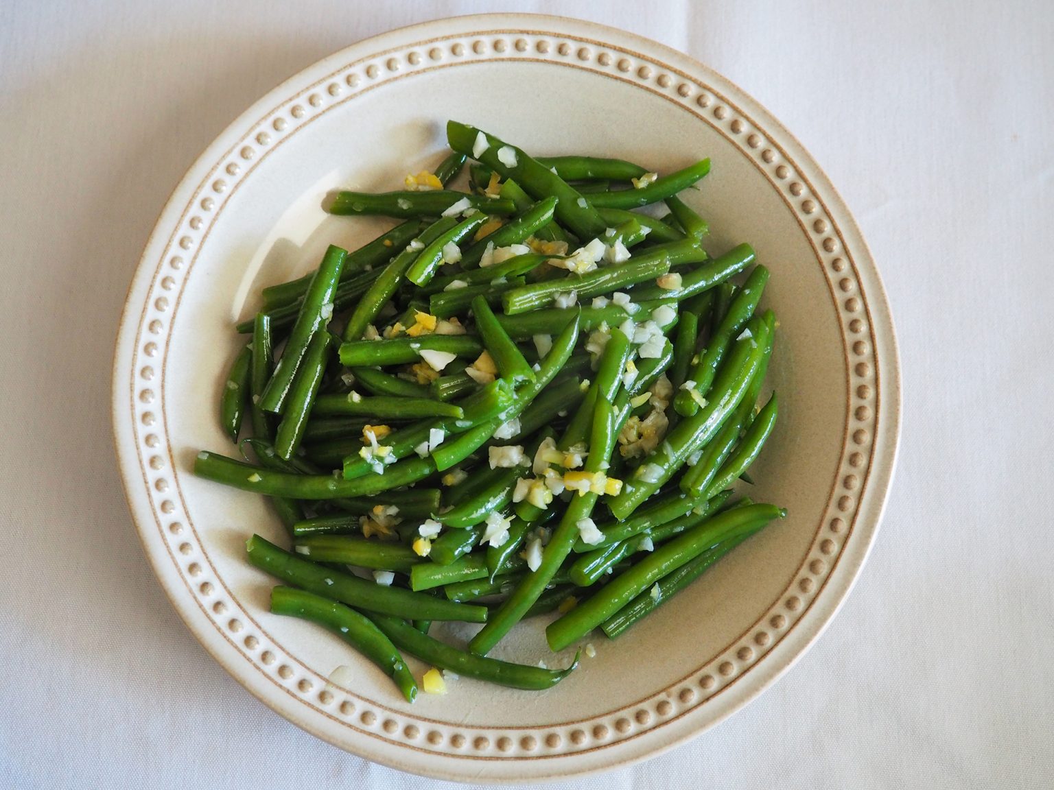 Ginger Garlic Green Beans Oryana Community Coop