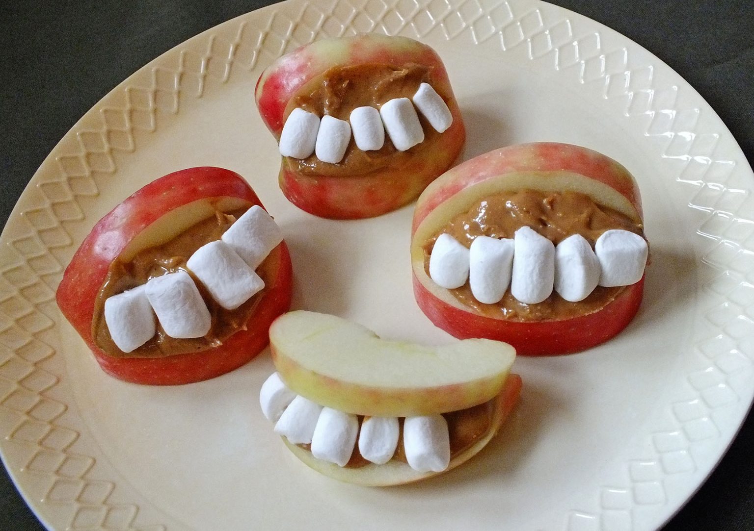 Apple Peanut Butter Teeth Oryana Community Coop
